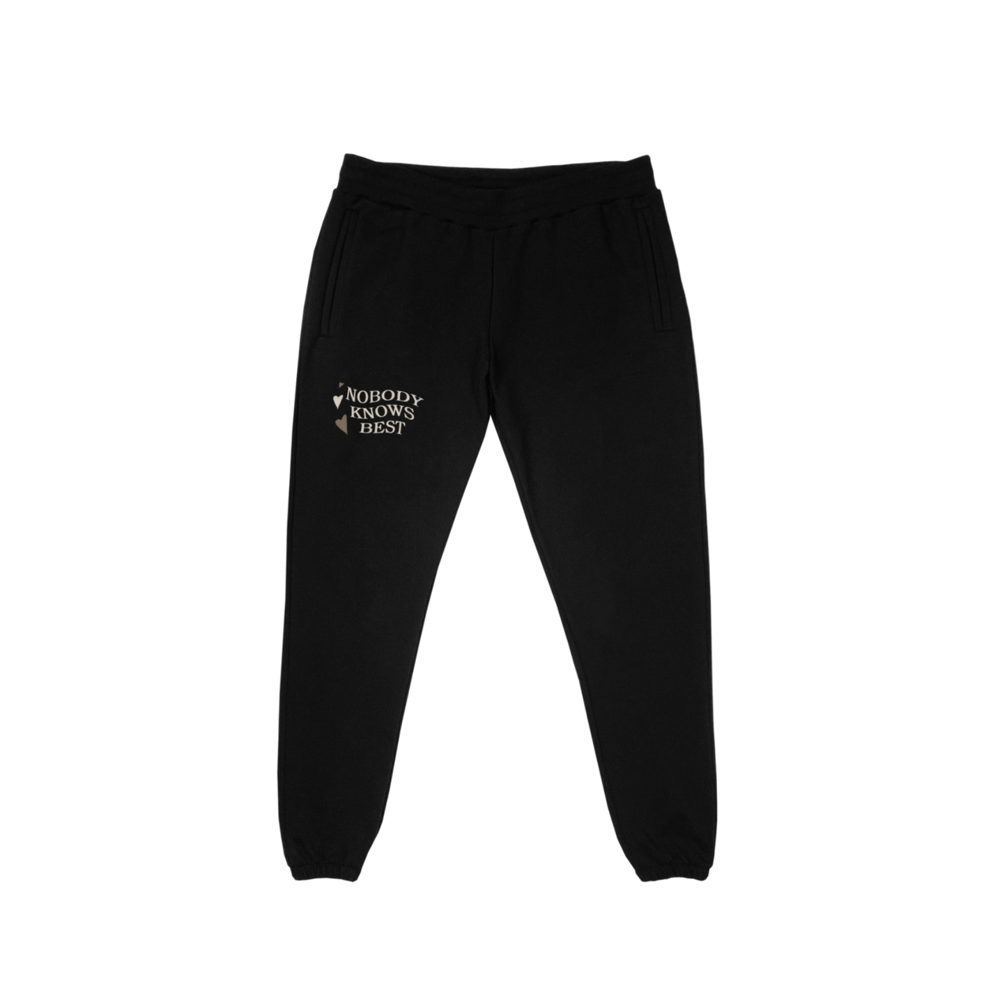 "Fill The World With Love" Black Sweatpants