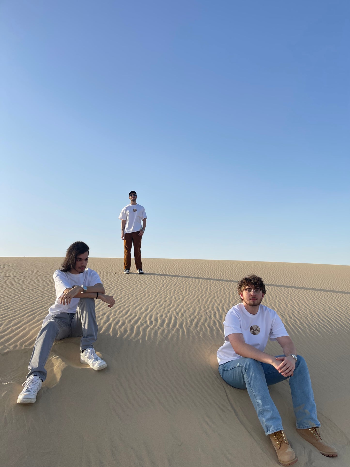 NKB "Painted" Oversized White Tee